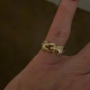 david yurman buckle ring size 7